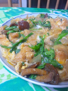 節約!キノコと油揚げできつね丼-レシピのメイン写真