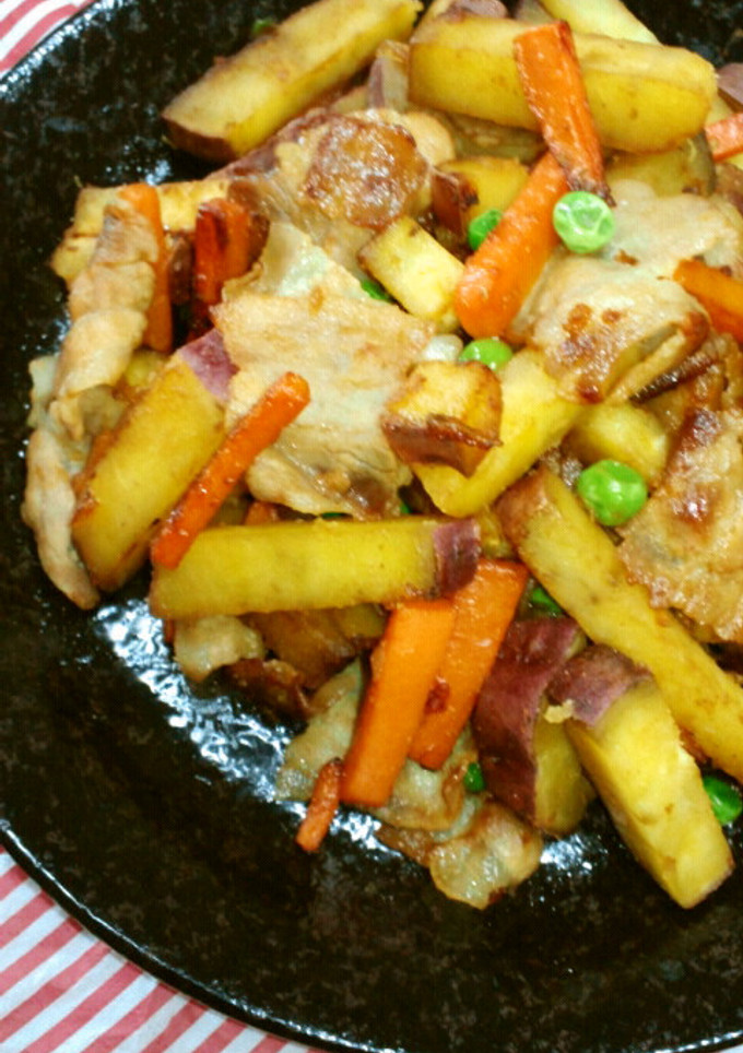 ★さつまいも豚肉炒め-レシピのメイン写真
