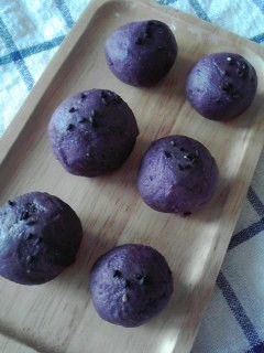 焼き芋みたい☆紫芋で簡単スイートポテト-レシピのメイン写真