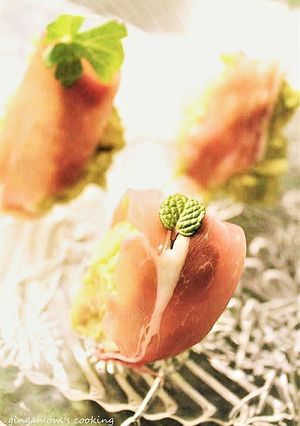 りんご☆アボカド☆生ハムで翡翠色のサラダ-レシピのメイン写真