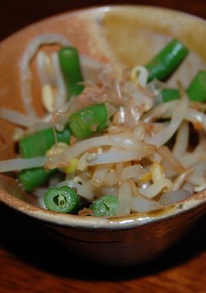 超簡単！いんげんともやしのおかかあえ-レシピのメイン写真