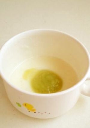 離乳食☆フルーツソース添えとろふわミルク-レシピのメイン写真