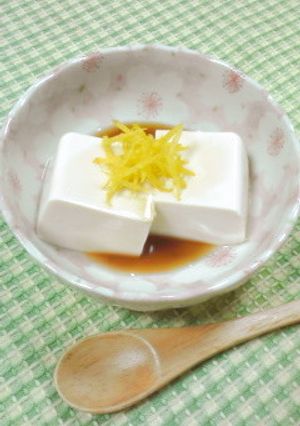 簡単!1分!ゆず温豆腐-レシピのメイン写真