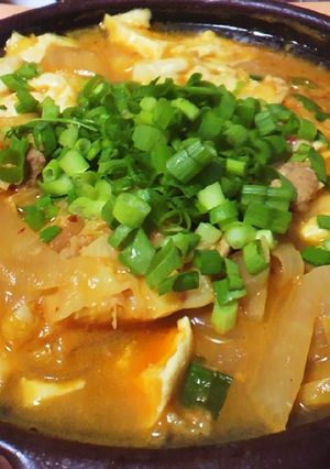 味噌チゲ鍋　～スンドゥブ風～-レシピのメイン写真