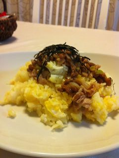 カフェ風!?納豆チャーハン-レシピのメイン写真