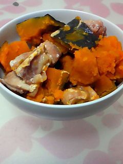 鶏とカボチャの塩麹の煮物-レシピのメイン写真