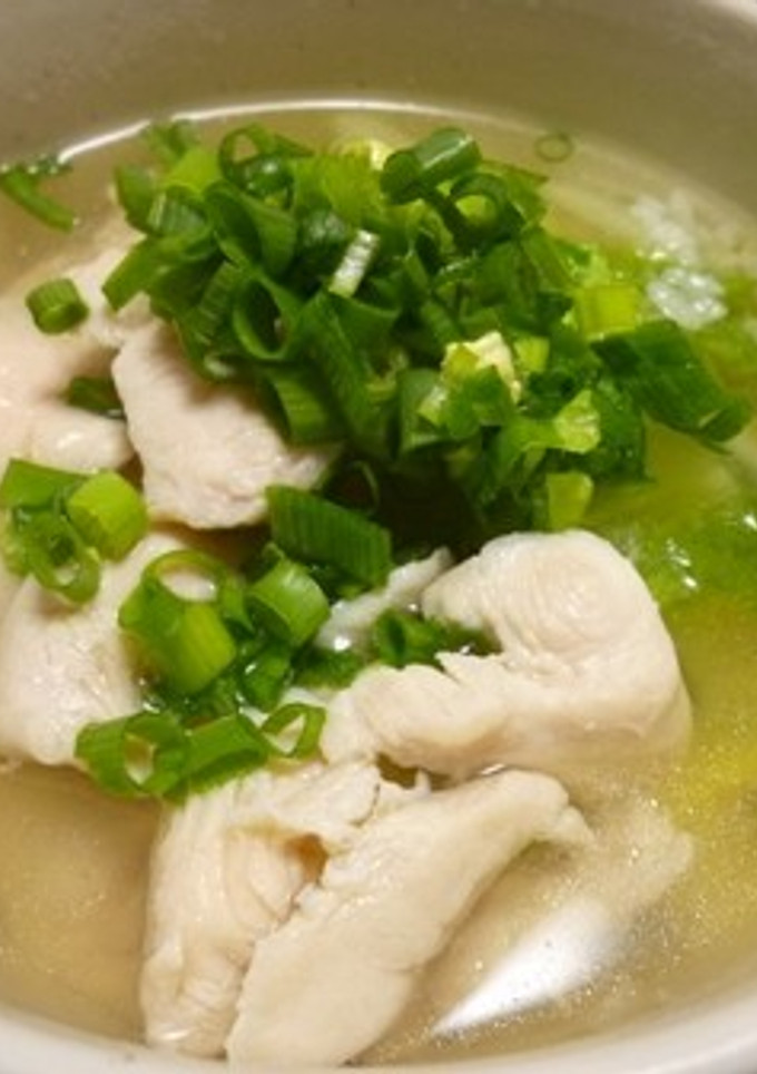 お夜食に！ささみと白菜のササっと塩麹鍋-レシピのメイン写真