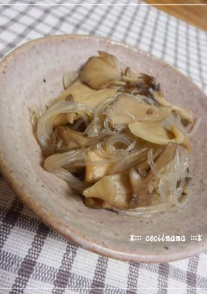 バルサミコ酢deキノコと春雨の和え物-レシピのメイン写真