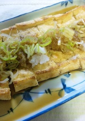 簡単おつまみ＊トースターでカリッと油揚げ-レシピのメイン写真