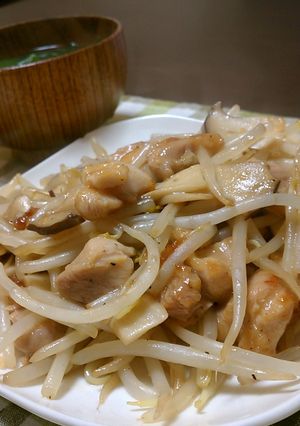 鶏肉ともやし炒め-レシピのメイン写真