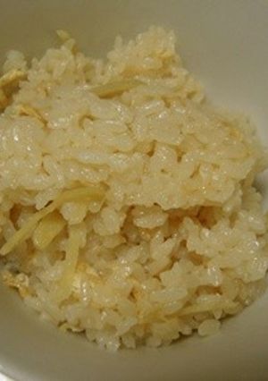 生姜の炊き込みご飯-レシピのメイン写真