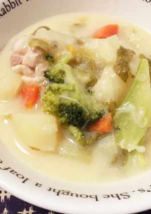 朝食に♡シリコンスチーマーで簡単シチュー-レシピのメイン写真