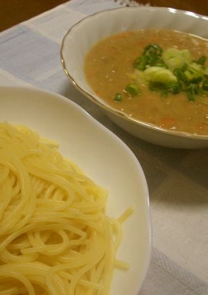 ☆タンタン麺風つけスパゲッティ☆-レシピのメイン写真