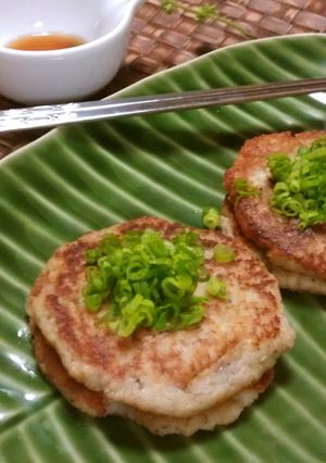 韓国家庭料理❀蓮根のチヂミ-レシピのメイン写真