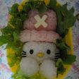 キャラ弁 チョッパーキティちゃん