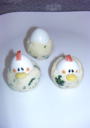 お弁当に☆うずらの卵から鶏！？-レシピのメイン写真