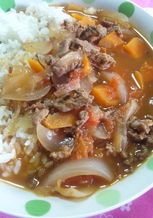 身近な材料でサラリ〜ハヤシライス☆-レシピのメイン写真