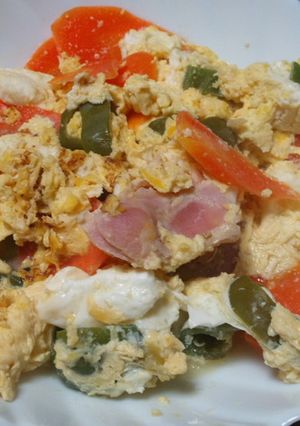 朝も夜も・簡単さっぱり野菜の玉子とじ-レシピのメイン写真