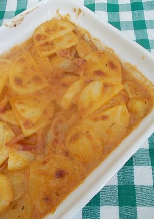 ポテトのトマトクリームソース焼き-レシピのメイン写真