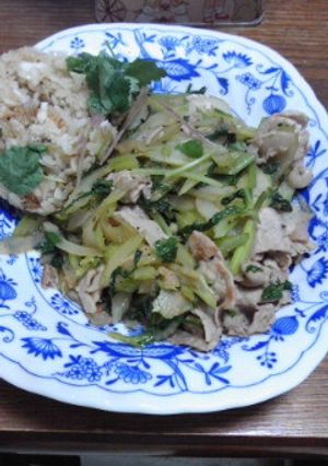 豚肉とセロリの炒めもの-レシピのメイン写真