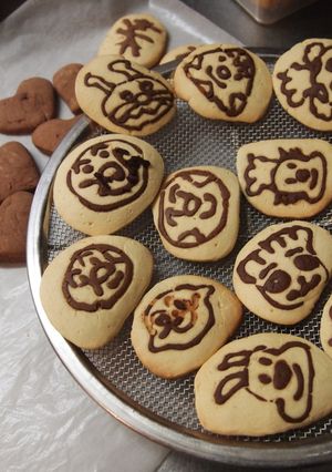 アンパンマン　お絵かきクッキー-レシピのメイン写真