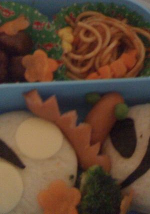 キャラ弁　ウルトラマン　シンケンジャー-レシピのメイン写真