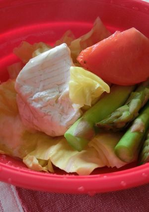 野菜とチーズのレンジ蒸し-レシピのメイン写真