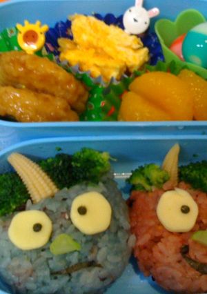 キャラ弁　節分　おに-レシピのメイン写真