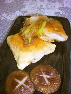 鶏・餅・大根入り油揚げの包み焼き-レシピのメイン写真