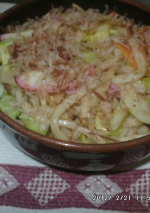 しょうが入り焼きうどん-レシピのメイン写真