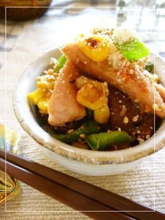 おさかなソーセージの塩麹ごま風味炒め-レシピのメイン写真
