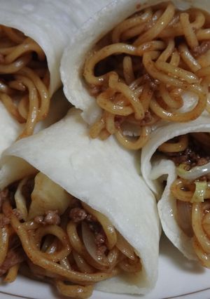 コナモン手巻き～焼きそばの巻！-レシピのメイン写真