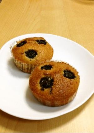 しっとり生クリームのブルーベリーマフィン-レシピのメイン写真