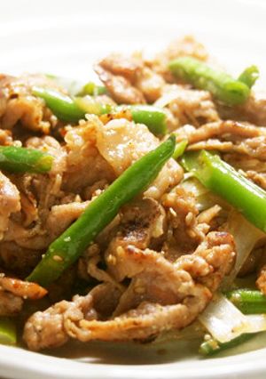 豚肉とインゲンの塩糀炒め-レシピのメイン写真