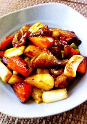 お肉がトロトロ！豚肉と野菜の甘酢照りだれ-レシピのメイン写真