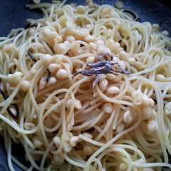 とっさの天かす塩昆布醤油パスタ-レシピのメイン写真