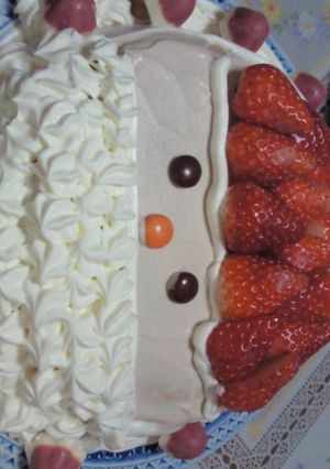 2011年サンタのX'masケーキ-レシピのメイン写真