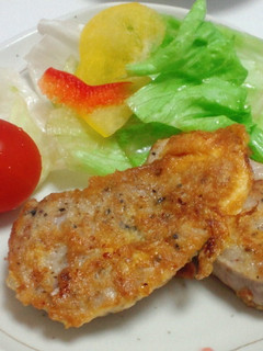 豚ヒレ肉で柔らかヘルシーピカタ♪-レシピのメイン写真