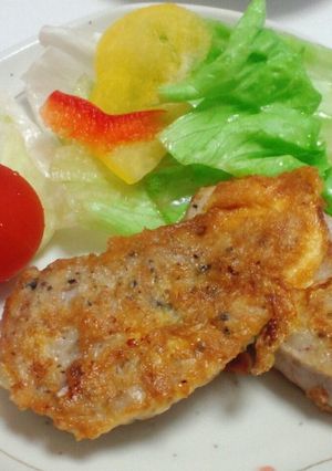 豚ヒレ肉で柔らかヘルシーピカタ♪-レシピのメイン写真