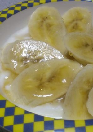 簡単！メイプルバナナヨーグルト-レシピのメイン写真