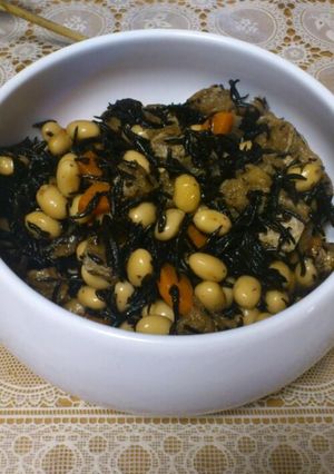 簡単☆ひじきと大豆の煮物-レシピのメイン写真