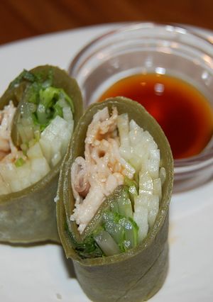 豚しゃぶと野菜の抹茶くるくる巻き-レシピのメイン写真