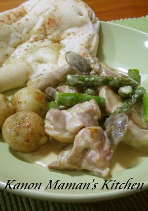 鶏肉のクリームソース☆ほんのりカレー風味-レシピのメイン写真