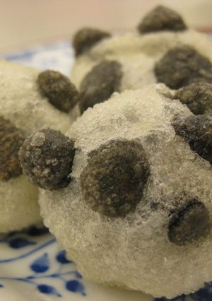 黒ゴマ パンダ 団子-レシピのメイン写真