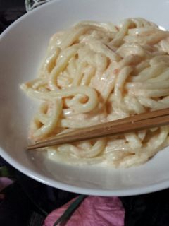 明太マヨうどん-レシピのメイン写真