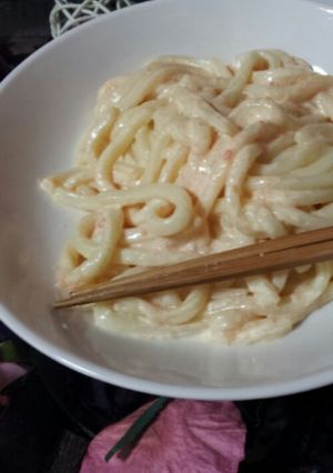 明太マヨうどん-レシピのメイン写真