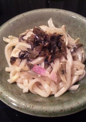 高菜のクリームうどん(パスタも可☆)-レシピのメイン写真