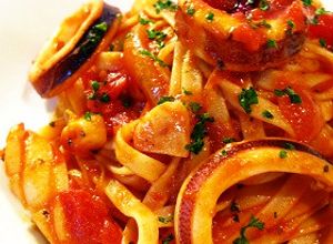 ■いかとトマトのにんにくスパゲティー■-レシピのメイン写真