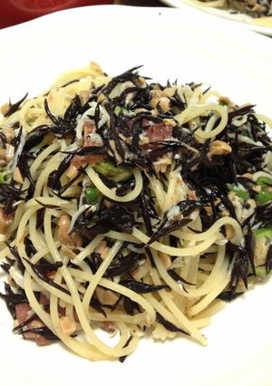 生ひじきのネバネバパスタ-レシピのメイン写真