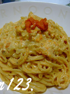 【簡単!10分!】ウニ☆クリームパスタ♪-レシピのメイン写真